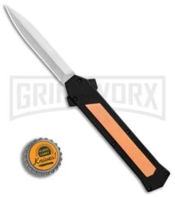 AKC F-16 Copper D/A OTF Automatic Knife - Dagger Satin Plain 8 AKC F-16 Copper D/A OTF Automatic Knife - Dagger Satin Plain -Buck Knives Sales AKC F 16 BHQ Exclusive Copper Dagger Satin Plain GX 30993 er bottlecap large