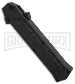 AKC F-16 Black D/A OTF Automatic Knife - Dagger Satin Plain 8 AKC F-16 Black D/A OTF Automatic Knife - Dagger Satin Plain -Buck Knives Sales AKC F 16 Black DA Dagger Satin Plain GX 30994 er spine large