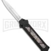 AKC F-16 Diamondback D/A OTF Automatic Knife - Bayo Satin Plain -Buck Knives Sales AKC F 16 DA Bayo OTF Auto Diamondback Satin BHQ 131609 jr large