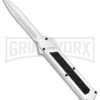 AKC F-16 White D/A OTF Automatic Knife - Dagger Satin Plain 1 AKC F-16 White D/A OTF Automatic Knife - Dagger Satin Plain -Buck Knives Sales AKC F 16 DA Dagger OTF White Satin BHQ 94221 jr large