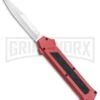 AKC F-16 Red D/A OTF Automatic Knife - Bayo Satin Plain 2 AKC F-16 Red D/A OTF Automatic Knife - Bayo Satin Plain -Buck Knives Sales AKC F 16 Red DA OTF Bayo Satin Plain BP 23854 jr large