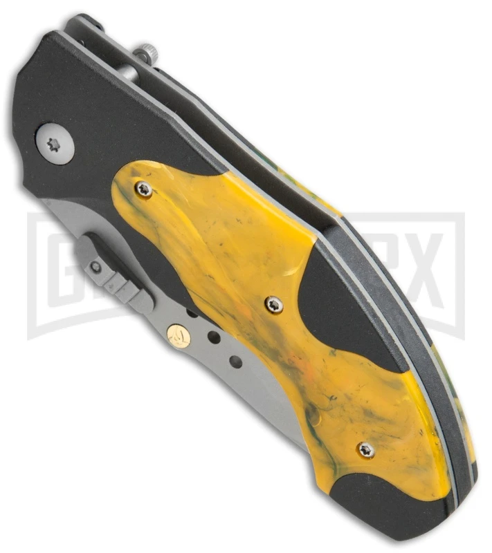 CRKT Elishewitz Horus 1151 Orange/Black Spring Assisted Knife - Bead Blast Serr 4 CRKT Elishewitz Horus 1151 Orange/Black Spring Assisted Knife - Bead Blast Serr - Image 2