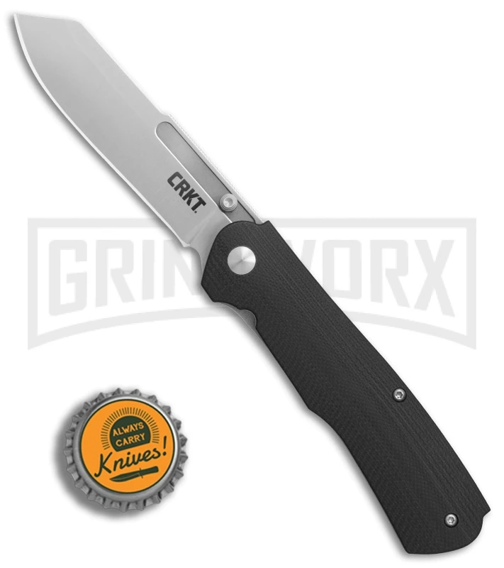 CRKT 6040 Radic Black G-10 Spring Assisted Knife - Satin 6 CRKT 6040 Radic Black G-10 Spring Assisted Knife - Satin - Image 4