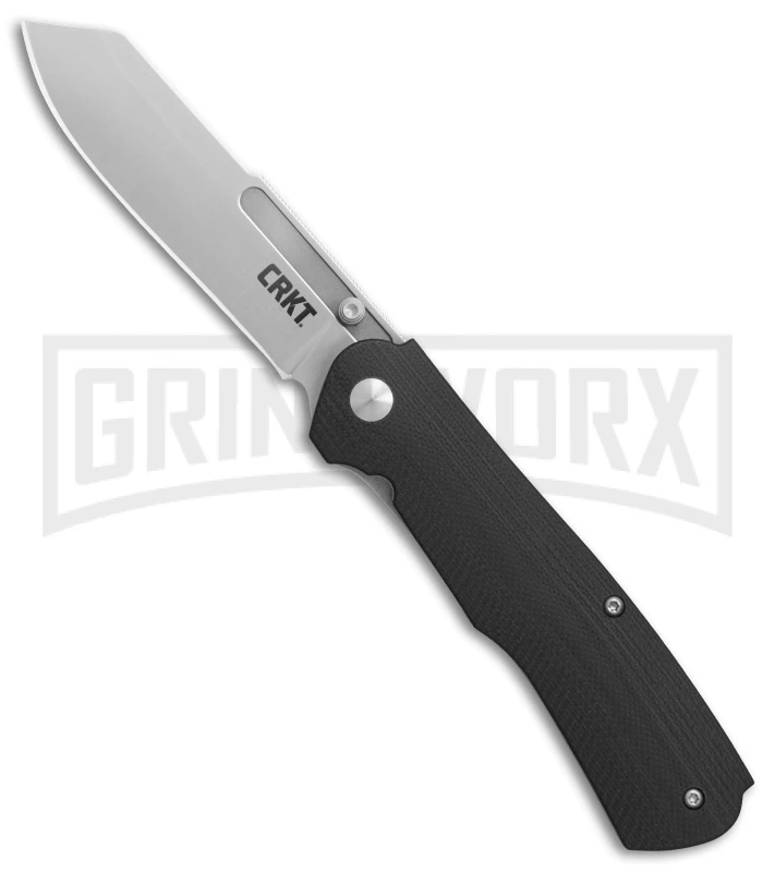 CRKT 6040 Radic Black G-10 Spring Assisted Knife - Satin 3 CRKT 6040 Radic Black G-10 Spring Assisted Knife - Satin