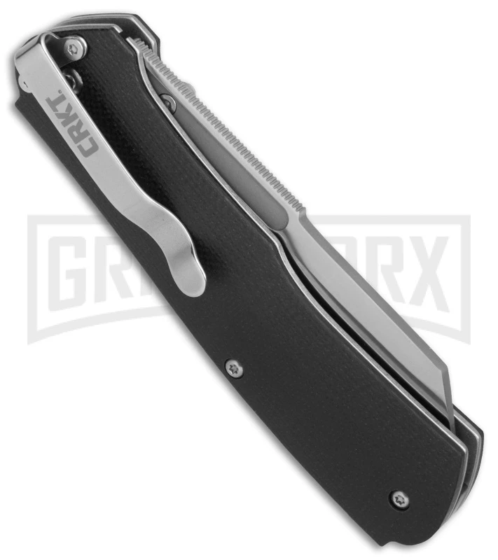 CRKT 6040 Radic Black G-10 Spring Assisted Knife - Satin 4 CRKT 6040 Radic Black G-10 Spring Assisted Knife - Satin - Image 2