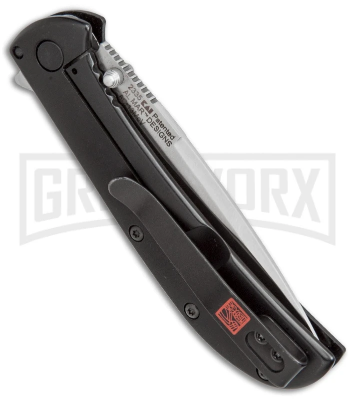 Kershaw Al Mar AM-3 Black G-10 Assisted Opening Knife - Satin Plain 5 Kershaw Al Mar AM-3 Black G-10 Assisted Opening Knife - Satin Plain - Image 3