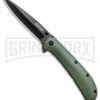 Kershaw Al Mar AM-4 Green G-10 Assisted Opening Knife - Black Plain -Buck Knives Sales Kershaw Al Mar AM 4 Green G 10 Black 2330GRNBLK BHQ 71077 jr 1 large