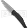 Kershaw Lightyear Black GFN Assisted Opening Knife Bead Blast Plain