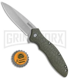Kershaw Oso Sweet OD Green Assisted Opening Knife - Stonewash Plain 9 Kershaw Oso Sweet OD Green Assisted Opening Knife - Stonewash Plain -Buck Knives Sales Kershaw Oso Sweet Assisted Opening OD Green SW KS1830ODSW BHQ 79526 jr bottlecap large