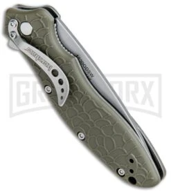 Kershaw Oso Sweet OD Green Assisted Opening Knife - Stonewash Plain 8 Kershaw Oso Sweet OD Green Assisted Opening Knife - Stonewash Plain -Buck Knives Sales Kershaw Oso Sweet Assisted Opening OD Green SW KS1830ODSW BHQ 79526 jr side large