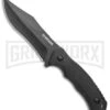 Schrade Steel Driver Black G-10 Clip Point Fixed Blade Knife - Black Plain 1 Schrade Steel Driver Black G-10 Clip Point Fixed Blade Knife - Black Plain -Buck Knives Sales Schrade Black Mod DP Fixed AUS 8 G 10 Black BHQ 125129 jr large
