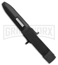 Schrade Combat Knife Black TRP Fixed Blade - Black Serr -Buck Knives Sales Schrade Combat Bayo Black SCHF6BFCP BHQ 62048 jr back large