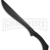 Schrade SCHMBS Priscilla Makhaira Black Bush Sword - Black Plain -Buck Knives Sales Schrade Priscilla Makhaira Bush Sword Blk Blk SCHMBSCP BHQ 67509 jr large
