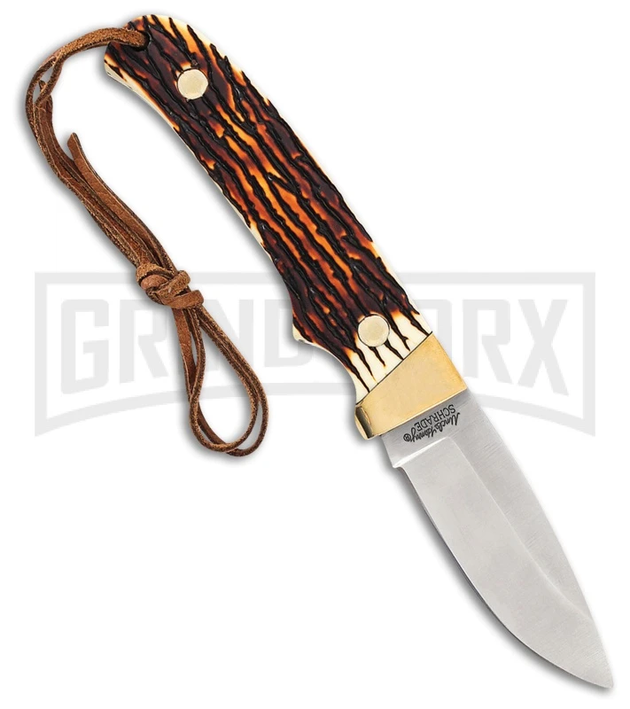 Schrade SCHPH2N Pro Hunter Mini Fixed Blade Knife - Satin Plain 3 Schrade SCHPH2N Pro Hunter Mini Fixed Blade Knife - Satin Plain