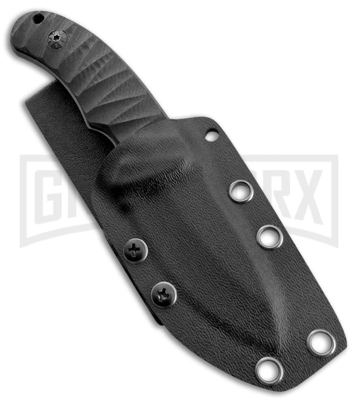 Schrade SCHF57 Black G-10 Fixed Blade Knife - Black Plain 4 Schrade SCHF57 Black G-10 Fixed Blade Knife - Black Plain - Image 2