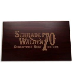 Schrade Limited Edition Walden 70th Anniversary Fixed Blade Knife - Satin Plain -Buck Knives Sales Schrade Walden 70th Anniversary Fixed SCPROM 16 37CP BHQ 49205 jr box large