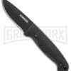 Schrade Small Frontier Black TPE Fixed Blade Knife - Black Plain -Buck Knives Sales Schrade small frontier full tang black TPE black SCHF56 BHQ 62037 er large