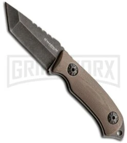 Boker Magnum 02SC741 Lil Friend Tanto Fixed Blade - Stonewash Plain
