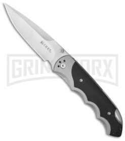 CRKT Fire Spark Black G-10 Assisted Opening Knife - Satin Plain