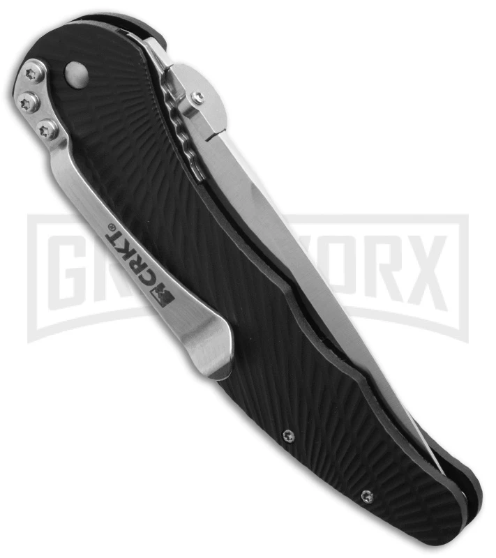 CRKT Lerch Enticer Black Spring Assisted Knife - Satin Plain 3 CRKT Lerch Enticer Black Spring Assisted Knife - Satin Plain - Image 2