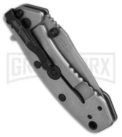 Kershaw Cryo Black G-10 Assisted Opening Knife - Stonewash Plain 8 Kershaw Cryo Black G-10 Assisted Opening Knife - Stonewash Plain -Buck Knives Sales kershaw 1555g10 side large