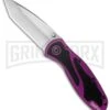 Kershaw Blur Purple Assisted Opening Knife - Tanto Stonewash Plain -Buck Knives Sales kershaw 1670purbdz BHQ 12704 jr large