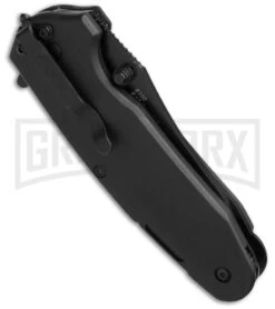 Kershaw Funxion Lightweight Assisted Opening Knife - Black Serr -Buck Knives Sales kershaw 8100 funxion emt side large