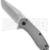 Kershaw Cathode Assisted Opening Flipper Knife - Stonewash -Buck Knives Sales kershaw cathode 1324 cm large