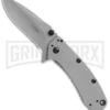 Kershaw Cryo II Assisted Opening Knife - Bead Blast Plain 2 Kershaw Cryo II Assisted Opening Knife - Bead Blast Plain -Buck Knives Sales kershaw cyro 2 1556 bhq 15820 jr large