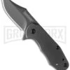 Kershaw Ember Flipper Assisted Opening Knife - Gray Plain -Buck Knives Sales kershaw ember 3560 cm large