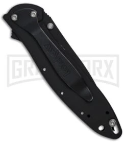 Kershaw Leek Assisted Opening Knife - Black Serr -Buck Knives Sales kershaw leek 1660CKT back large
