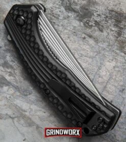 Kershaw Portal Flipper Assisted Opening Knife - Stonewash Plain -Buck Knives Sales kershaw portal 8600 BHQ 34468 dl side large