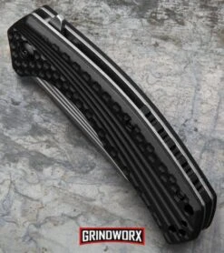 Kershaw Portal Flipper Assisted Opening Knife - Stonewash Plain -Buck Knives Sales kershaw portal 8600 BHQ 34468 dl spine large