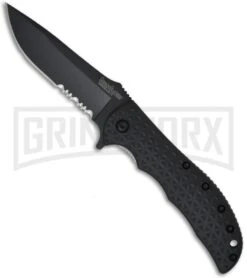 Kershaw Volt II Assisted Opening Knife - Black Serr