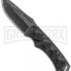 Schrade SCHF14 Fixed Blade Knife - Black Stonewash Plain -Buck Knives Sales schrade fixed schf14 bhq 15853 jr large