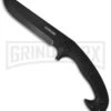 Schrade SCHF43 Frontier Black TPE Fixed Blade Knife - Black Plain -Buck Knives Sales schrade fixed schf43 cm large