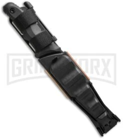 Schrade SCHF39 Guide Master Sling Shot Fixed Blade Knife - Black Plain 7 Schrade SCHF39 Guide Master Sling Shot Fixed Blade Knife - Black Plain -Buck Knives Sales schrade schf39 sheath cm large