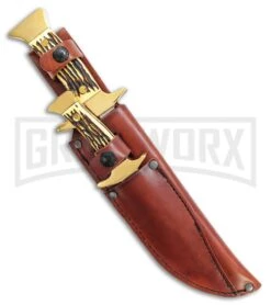 Schrade Uncle Henry 2 Piece Polymer Bowie Fixed Blade Knife Set - Satin Plain 5 Schrade Uncle Henry 2 Piece Polymer Bowie Fixed Blade Knife Set - Satin Plain -Buck Knives Sales schrade uncle henry 2 piece set polymer saitn GX 31321 jr sheath large